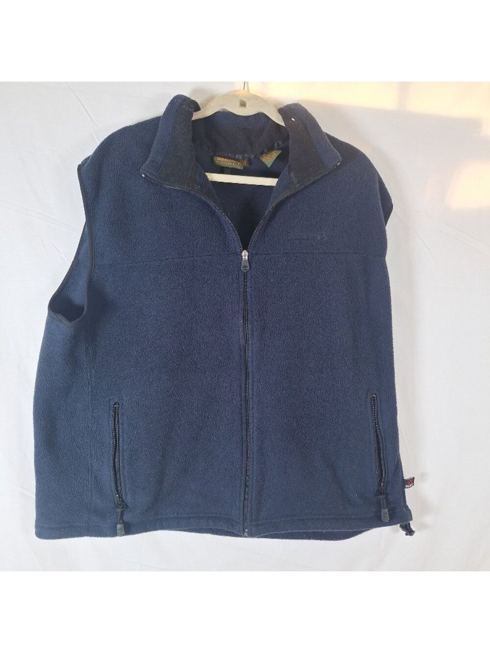 Timberland Blue Full Zip Vest Men size XXL